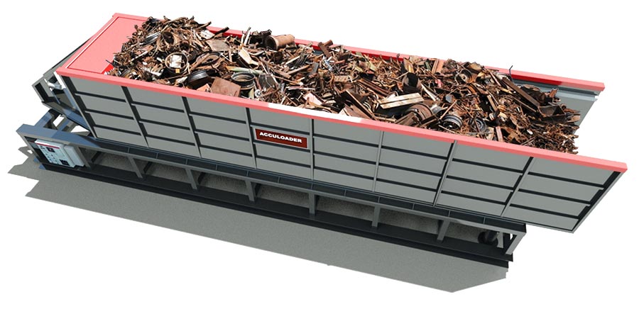 Scrap Iron Container Loading