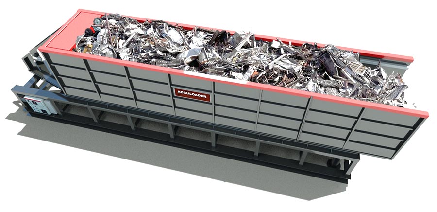 Scrap Metal Container Loading